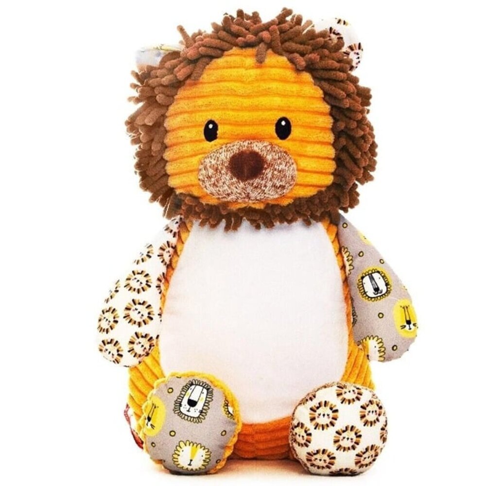 Lion Stuffed Animal - Sensory Patterned Plush‎ - Animal Toy Plushie - Ages 0+